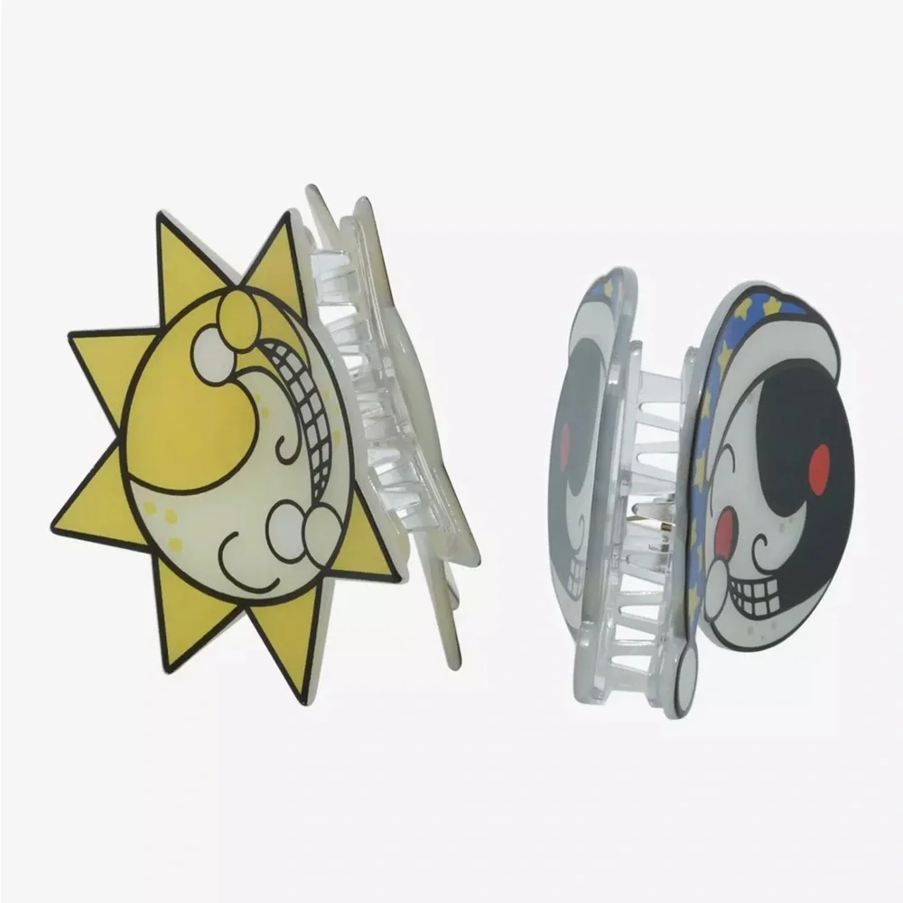 Five Nights At Freddy's Security Breach Sun &‎ Moon Glow-In-The-Dark Hair Clips